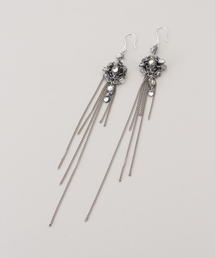 VERMEIL par iena | JEAN FRANCOIS MIMILLA ジャン フランソワ ミミラ Rhinestone in resiピアス BO112(ピアス(両耳用))