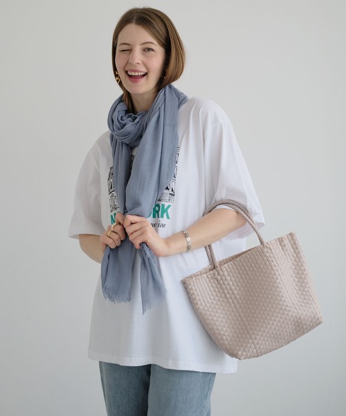 ZAKKA-BOX(ザッカボックス)の「NEW YORKロゴTシャツ(Tシャツ/カットソー・レディース・ホワイト/杢グレー・FREE)」の21枚目の写真