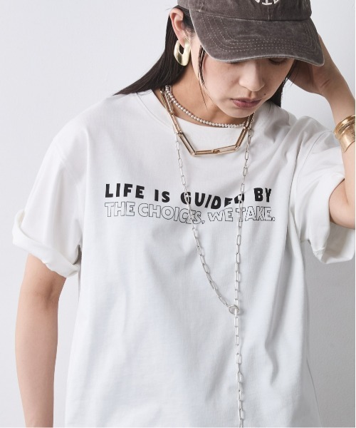 CHIC STYLE(シックスタイル)の「綿100%バックロゴプリントTシャツ<大きいサイズ有>シックスタイル(Tシャツ/カットソー・レディース・オフホワイト/ブラック・M/L/LL/3L/4L/5L)」の14枚目の写真