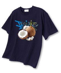 ココナッツ オーバーサイズ 半袖Tシャツ ネイビー