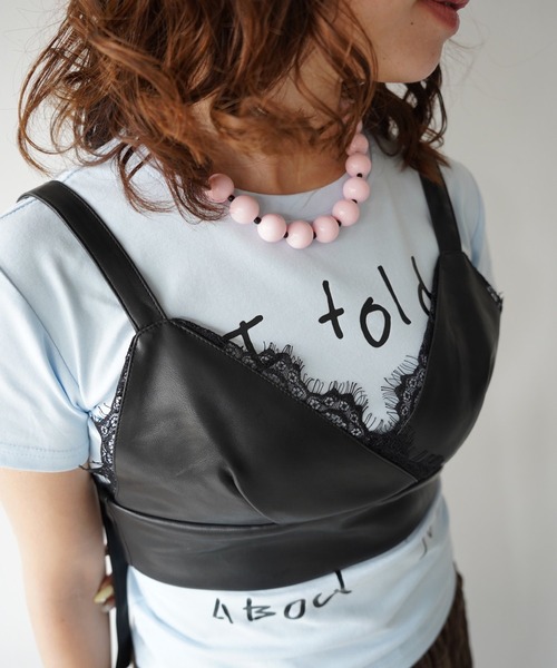 SANSeLF(サンセルフ)の「【SANSeLF】キャンディボールビーズネックレス saa26s058(ネックレス・レディース・ピンク・FREE)」の9枚目の写真