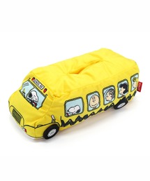 PEANUTS（ピーナッツ）の「【 PEANUTS / ピーナッツ 】スクールバス　ティッシュカバー　NJI（収納グッズ）」