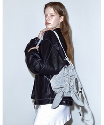 athe（アテ）の「[RUBAN] グレーリボンプティバックパック兼ショルダーバッグ MINI AABA5F941G2（ショルダーバッグ）」