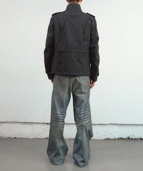 NVRFRGT(ネヴァーフォーゲット)の「【NVRFRGT】3D TWISTED WIDE LEG JEANS(デニムパンツ・メンズ・インディゴブルー・3/2/1)」の4枚目の写真