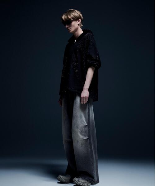 DANKE SCHON(ダンケシェーン)の「DankeSchon/ダンケシェーン/12oz BAGGY JEANS/FADE(デニムパンツ・メンズ・ブラック・S/M/L)」の3枚目の写真