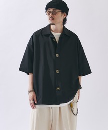 Lui's（ルイス）の「【WEB限定】アクセントビッグボタン ワイドシャツ（シャツ/ブラウス）」