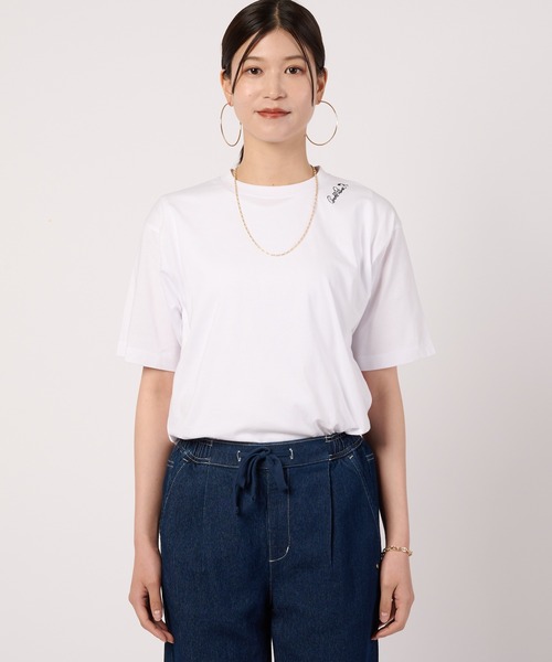 Arnold Palmer(アーノルドパーマー)の「シェア リゾート柄 ボックスロゴ Tシャツ(Tシャツ/カットソー・レディース・ホワイト系その他/ホワイト系その他2/ホワイト系その他4/ホワイト系その他3・LL/M/S/XS/L)」の12枚目の写真