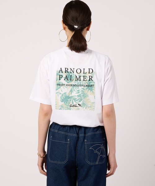 Arnold Palmer(アーノルドパーマー)の「シェア リゾート柄 ボックスロゴ Tシャツ(Tシャツ/カットソー・レディース・ホワイト系その他/ホワイト系その他2/ホワイト系その他4/ホワイト系その他3・LL/M/S/XS/L)」の14枚目の写真