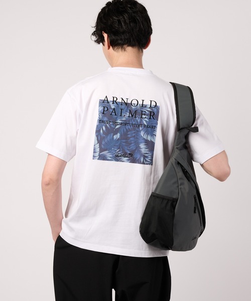 Arnold Palmer(アーノルドパーマー)の「シェア リゾート柄 ボックスロゴ Tシャツ(Tシャツ/カットソー・レディース・ホワイト系その他/ホワイト系その他2/ホワイト系その他4/ホワイト系その他3・LL/M/S/XS/L)」の11枚目の写真