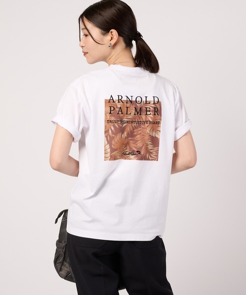 Arnold Palmer(アーノルドパーマー)の「シェア リゾート柄 ボックスロゴ Tシャツ(Tシャツ/カットソー・レディース・ホワイト系その他/ホワイト系その他2/ホワイト系その他4/ホワイト系その他3・LL/M/S/XS/L)」の10枚目の写真
