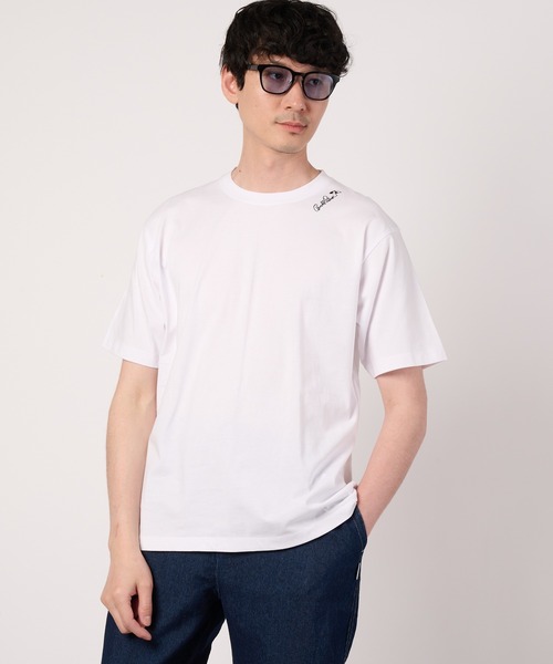 Arnold Palmer(アーノルドパーマー)の「シェア リゾート柄 ボックスロゴ Tシャツ(Tシャツ/カットソー・レディース・ホワイト系その他/ホワイト系その他2/ホワイト系その他4/ホワイト系その他3・LL/M/S/XS/L)」の6枚目の写真