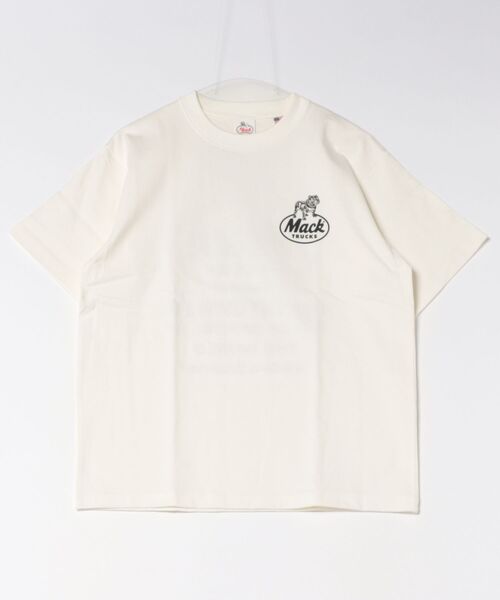 MACK TRUCKS（マックトラックス）の「【MACK TRUCKS】HEVYWEIGHT S/S TEE  8.1オンス  ヘビーウェイト 半袖 Tシャツ（Tシャツ/カットソー・メンズ・ネイビー/ブラック/ナチュラル・L/XL/M）」の15枚目の写真