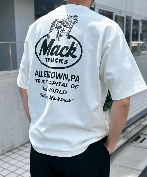 MACK TRUCKS（マックトラックス）の「【MACK TRUCKS】HEVYWEIGHT S/S TEE  8.1オンス  ヘビーウェイト 半袖 Tシャツ（Tシャツ/カットソー・メンズ・ネイビー/ブラック/ナチュラル・L/XL/M）」の8枚目の写真