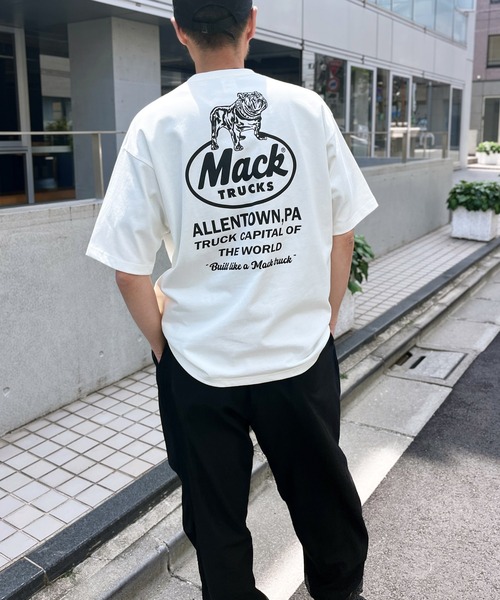 MACK TRUCKS（マックトラックス）の「【MACK TRUCKS】HEVYWEIGHT S/S TEE  8.1オンス  ヘビーウェイト 半袖 Tシャツ（Tシャツ/カットソー・メンズ・ネイビー/ブラック/ナチュラル・L/XL/M）」の10枚目の写真