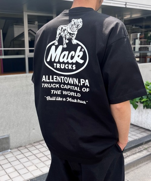 MACK TRUCKS（マックトラックス）の「【MACK TRUCKS】HEVYWEIGHT S/S TEE  8.1オンス  ヘビーウェイト 半袖 Tシャツ（Tシャツ/カットソー・メンズ・ネイビー/ブラック/ナチュラル・L/XL/M）」の6枚目の写真