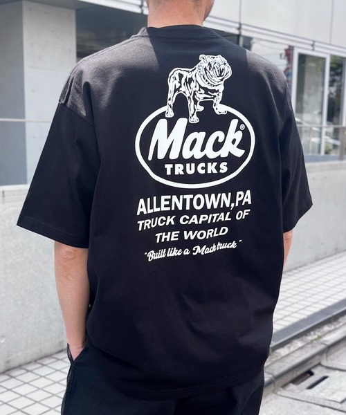 MACK TRUCKS（マックトラックス）の「【MACK TRUCKS】HEVYWEIGHT S/S TEE  8.1オンス  ヘビーウェイト 半袖 Tシャツ（Tシャツ/カットソー・メンズ・ネイビー/ブラック/ナチュラル・L/XL/M）」の5枚目の写真