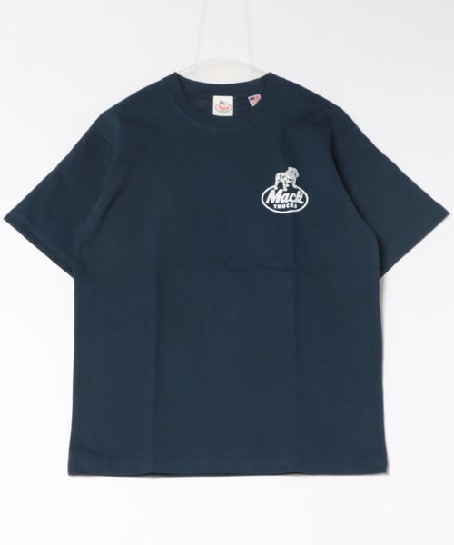 MACK TRUCKS（マックトラックス）の「【MACK TRUCKS】HEVYWEIGHT S/S TEE  8.1オンス  ヘビーウェイト 半袖 Tシャツ（Tシャツ/カットソー・メンズ・ネイビー/ブラック/ナチュラル・L/XL/M）」の17枚目の写真