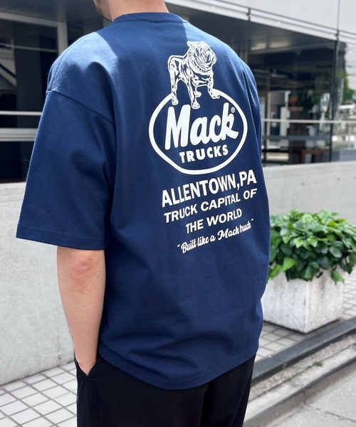 MACK TRUCKS（マックトラックス）の「【MACK TRUCKS】HEVYWEIGHT S/S TEE  8.1オンス  ヘビーウェイト 半袖 Tシャツ（Tシャツ/カットソー・メンズ・ネイビー/ブラック/ナチュラル・L/XL/M）」の12枚目の写真