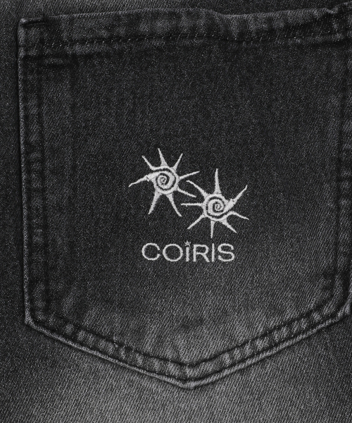 COIRIS（コイリス）の「ネーデンデニムワイドウォッシングパンツ (2カラー)（デニムパンツ・レディース・ブラック/ネイビー・MEDIUM/SMALL）」の8枚目の写真