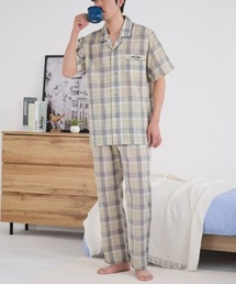 COMME CI COMME CA（コムシコムサ）の「COMME CI COMME CA/コムシコムサ ルームウェア 半袖長パンツ チェック柄（ルームウェア/パジャマ）」