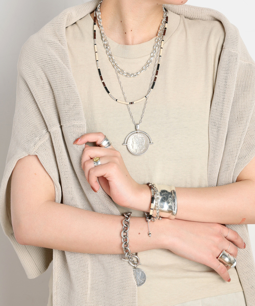 AP STUDIO(エーピーストゥディオ)の「【MAOR/マオール】African Disc Bracelet(ブレスレット・レディース・ベージュ・FREE)」の8枚目の写真