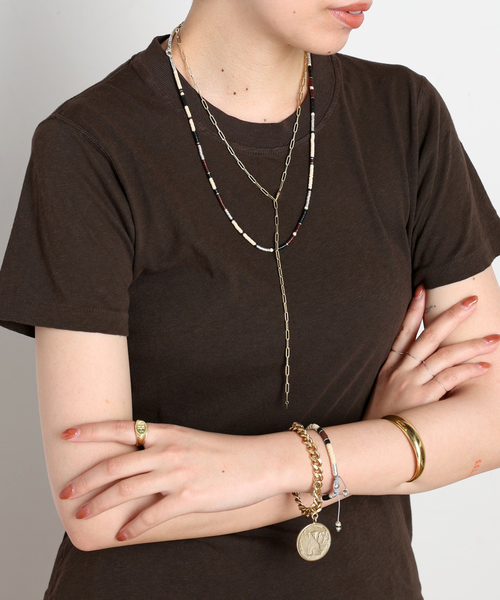 AP STUDIO(エーピーストゥディオ)の「【MAOR/マオール】African Disc Bracelet(ブレスレット・レディース・ベージュ・FREE)」の9枚目の写真