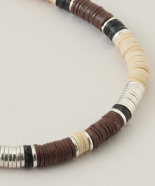 AP STUDIO(エーピーストゥディオ)の「【MAOR/マオール】African Disc Bracelet(ブレスレット・レディース・ベージュ・FREE)」の4枚目の写真