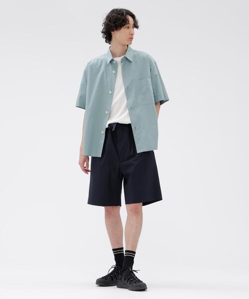 MARGARET HOWELL(マーガレットハウエル)の「HIGHDENSE COTTON PLAINWEAVE Ⅱ(その他パンツ・メンズ・ネイビー/グレー系その他・MEDIUM/LARGE)」の2枚目の写真