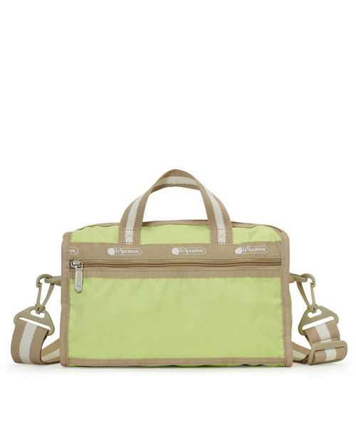 LeSportsac(レスポートサック)の「MINI DUFFEL CROSSBODY スペクテイターライム/ボーン(ショルダーバッグ・レディース・グリーン・FREE)」の3枚目の写真