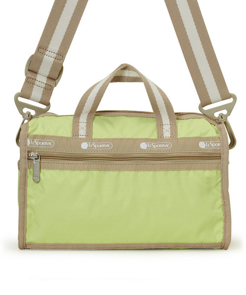 LeSportsac(レスポートサック)の「MINI DUFFEL CROSSBODY スペクテイターライム/ボーン(ショルダーバッグ・レディース・グリーン・FREE)」の5枚目の写真
