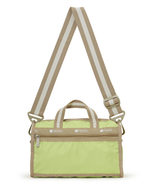 LeSportsac(レスポートサック)の「MINI DUFFEL CROSSBODY スペクテイターライム/ボーン(ショルダーバッグ・レディース・グリーン・FREE)」の6枚目の写真