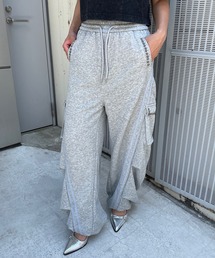 meJane（ミージェーン）の「スタッズ スウェットカーゴワイドパンツ（スウェットパンツ）」