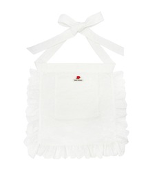 cotton frill rose apron tote bag