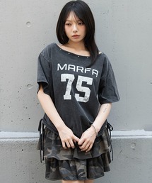 Tシャツ/カットソー（ブラック/黒色系・オフショルダー）ファッション