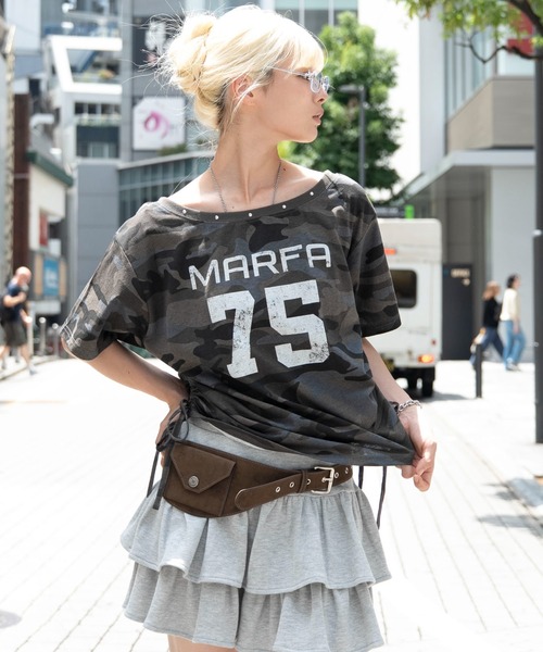 WEGO(ウィゴー)の「WEGO/【26年春夏新作】サイドドロストオフショルグラフィックT(Tシャツ/カットソー・レディース・ブラウン/ホワイト/スミクロ/イエロー/その他2/レッド/その他1/その他4/その他3/その他5・FREE)」の7枚目の写真