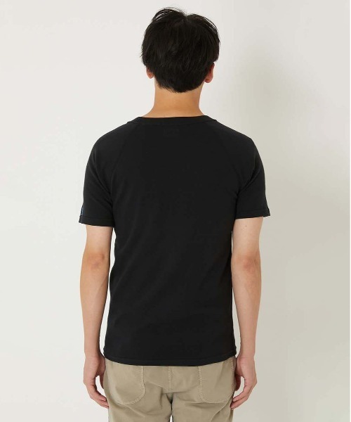 HOLLYWOOD RANCH MARKET(ハリウッドランチマーケット)の「ストレッチフライスライト ラグラン ショートスリーブTシャツ(その他トップス・メンズ・ホワイト/ブラック/ダークネイビー・S/M/XL/L)」の8枚目の写真