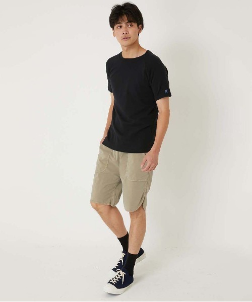 HOLLYWOOD RANCH MARKET(ハリウッドランチマーケット)の「ストレッチフライスライト ラグラン ショートスリーブTシャツ(その他トップス・メンズ・ホワイト/ブラック/ダークネイビー・S/M/XL/L)」の12枚目の写真