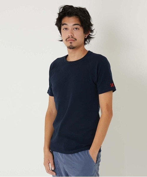 HOLLYWOOD RANCH MARKET(ハリウッドランチマーケット)の「ストレッチフライスライト ラグラン ショートスリーブTシャツ(その他トップス・メンズ・ホワイト/ブラック/ダークネイビー・S/M/XL/L)」の14枚目の写真