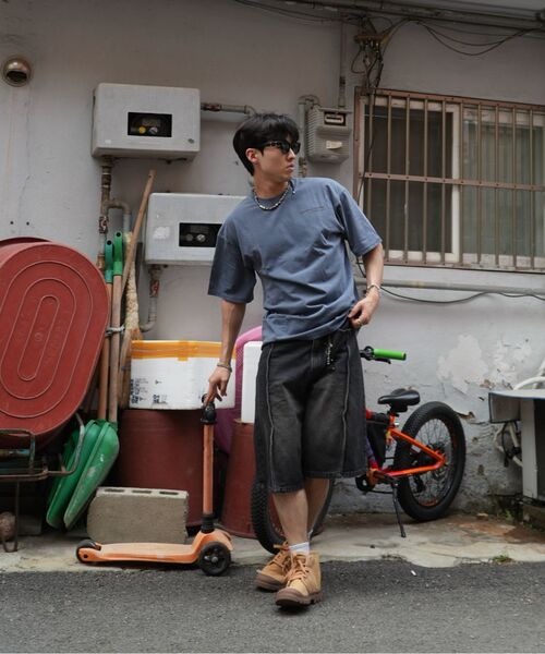 URBANAGE(アーバンエイジ)の「CONTROL TOWER ピグメントオーバー半袖ブラック(Tシャツ/カットソー・レディース・その他・MEDIUM)」の15枚目の写真