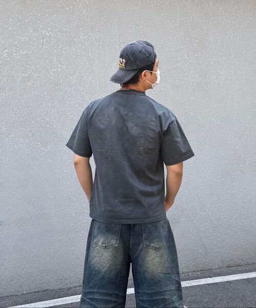 URBANAGE(アーバンエイジ)の「CONTROL TOWER ピグメントオーバー半袖ブラック(Tシャツ/カットソー・レディース・その他・MEDIUM)」の11枚目の写真