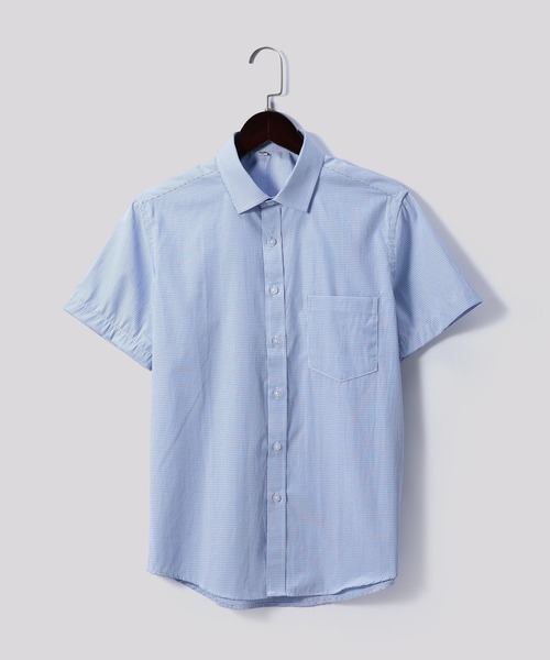 Cloudstyle(クラウドスタイル)の「【Cloudstyle】形態安定 ストライプ ボタンダウン 半袖 シャツ(ビジネスシャツ・メンズ・ホワイト/ホワイト系その他/ブルー系その他/ブルー/ブルー系その他2・MEDIUM/X-LARGE/LARGE/SMALL/XX-LARGE)」の17枚目の写真