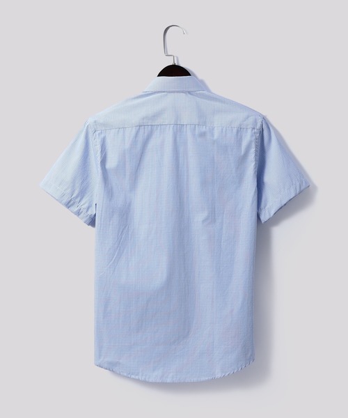 Cloudstyle(クラウドスタイル)の「【Cloudstyle】形態安定 ストライプ ボタンダウン 半袖 シャツ(ビジネスシャツ・メンズ・ホワイト/ホワイト系その他/ブルー系その他/ブルー/ブルー系その他2・MEDIUM/X-LARGE/LARGE/SMALL/XX-LARGE)」の18枚目の写真