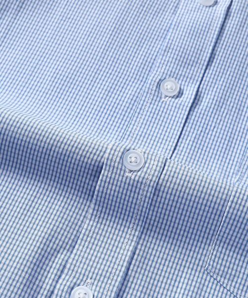 Cloudstyle(クラウドスタイル)の「【Cloudstyle】形態安定 ストライプ ボタンダウン 半袖 シャツ(ビジネスシャツ・メンズ・ホワイト/ホワイト系その他/ブルー系その他/ブルー/ブルー系その他2・MEDIUM/X-LARGE/LARGE/SMALL/XX-LARGE)」の21枚目の写真