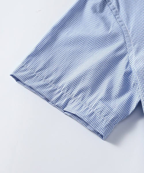Cloudstyle(クラウドスタイル)の「【Cloudstyle】形態安定 ストライプ ボタンダウン 半袖 シャツ(ビジネスシャツ・メンズ・ホワイト/ホワイト系その他/ブルー系その他/ブルー/ブルー系その他2・MEDIUM/X-LARGE/LARGE/SMALL/XX-LARGE)」の22枚目の写真