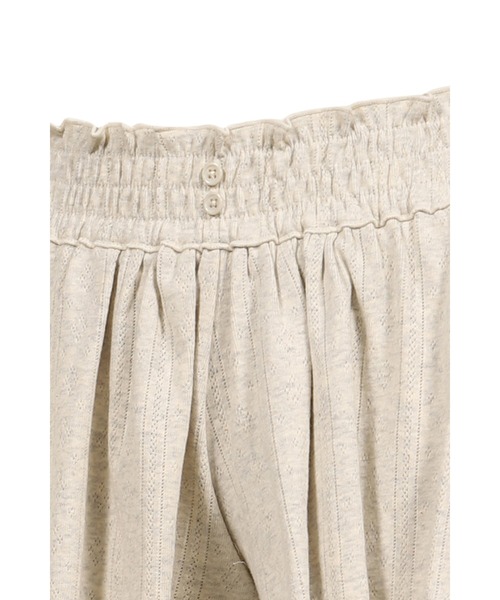 GLOWNY（グロウニ―）の「HONEY EYELET SHORTS（その他パンツ・レディース・ホワイト/ミックスグレー・MEDIUM/SMALL）」の6枚目の写真