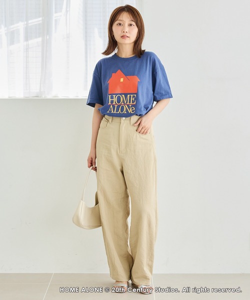 GOOD ROCK SPEED(グッドロックスピード)の「【GOOD ROCK SPEED】HOME ALONE|ホーム・アローン/プリントTシャツ(Tシャツ/カットソー・レディース・ネイビー・F)」の10枚目の写真