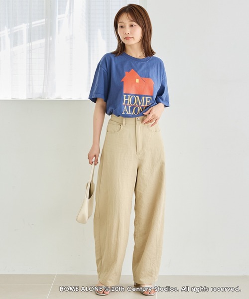 GOOD ROCK SPEED(グッドロックスピード)の「【GOOD ROCK SPEED】HOME ALONE|ホーム・アローン/プリントTシャツ(Tシャツ/カットソー・レディース・ネイビー・F)」の11枚目の写真