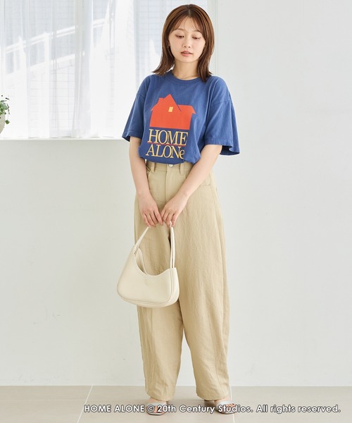 GOOD ROCK SPEED(グッドロックスピード)の「【GOOD ROCK SPEED】HOME ALONE|ホーム・アローン/プリントTシャツ(Tシャツ/カットソー・レディース・ネイビー・F)」の13枚目の写真
