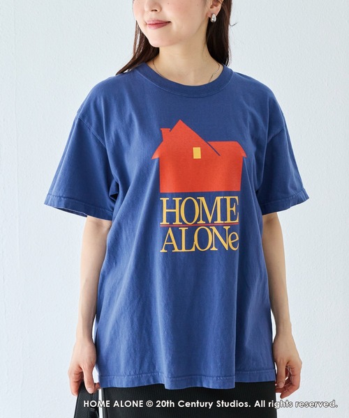 GOOD ROCK SPEED(グッドロックスピード)の「【GOOD ROCK SPEED】HOME ALONE|ホーム・アローン/プリントTシャツ(Tシャツ/カットソー・レディース・ネイビー・F)」の19枚目の写真