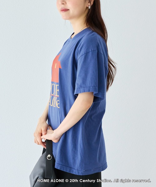 GOOD ROCK SPEED(グッドロックスピード)の「【GOOD ROCK SPEED】HOME ALONE|ホーム・アローン/プリントTシャツ(Tシャツ/カットソー・レディース・ネイビー・F)」の22枚目の写真